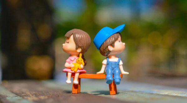 Cute Kid Couple Toy Wallpaper